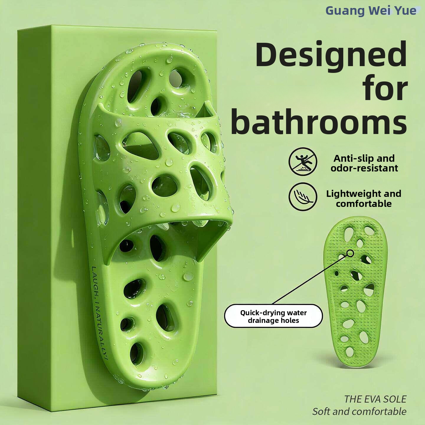 Anti-Slip Bathroom Slippers Wo - Home Bathroom Design Simple avaliação e preço