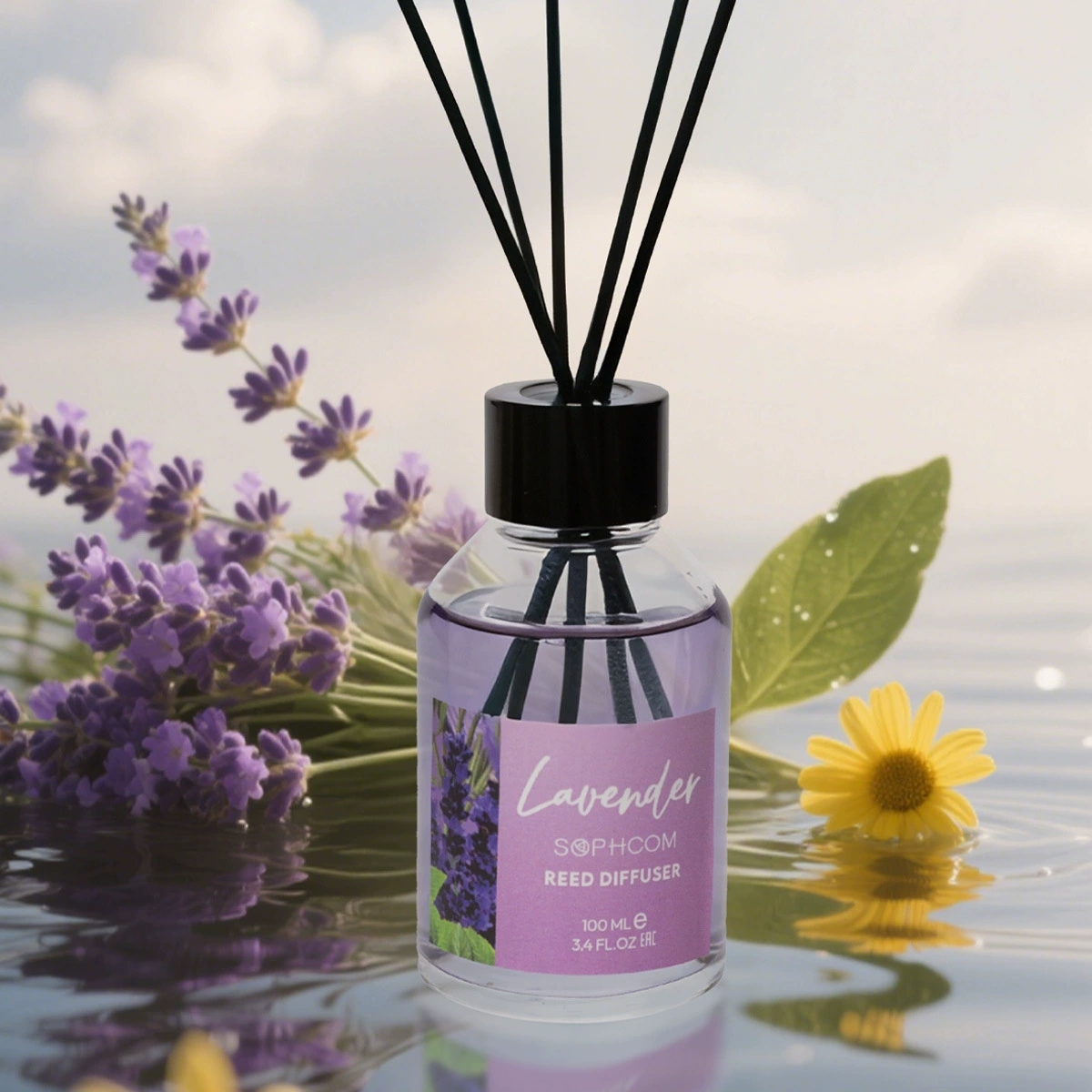 100ml Floral Fruity Reed Diffu - Home Bathroom Freshener avaliação e preço